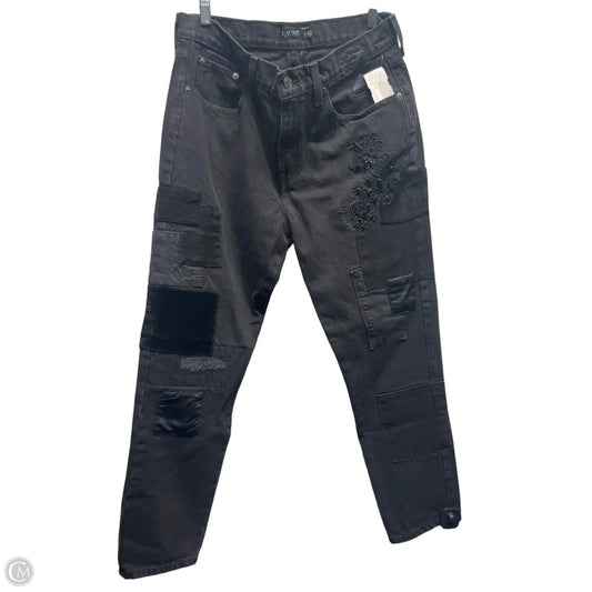 Jeans Straight By Ralph Lauren In Black Denim, Size: 8