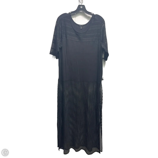 Tunic Short Sleeve By Cha Cha Vente In Black, Size: Xl