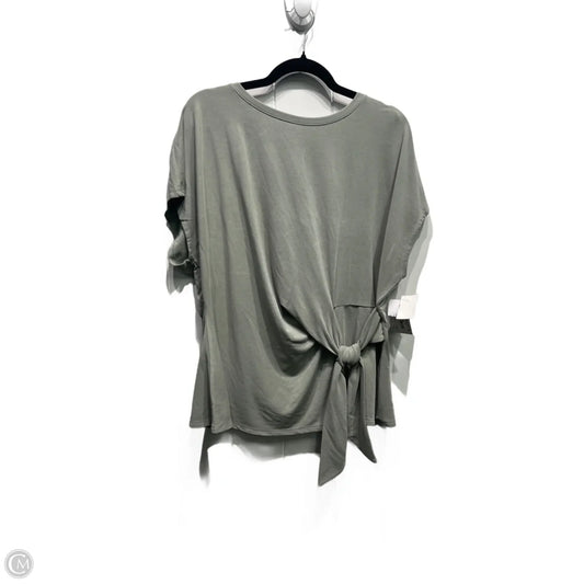 Top Short Sleeve By Nordstrom In Green, Size: Xxl