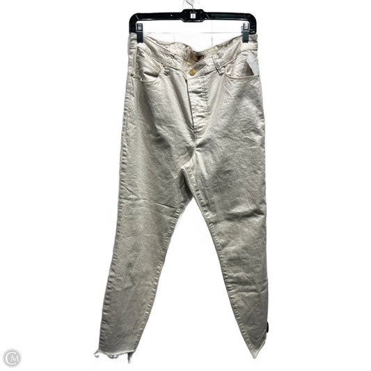 Jeans Skinny By Kut In Cream, Size: 14