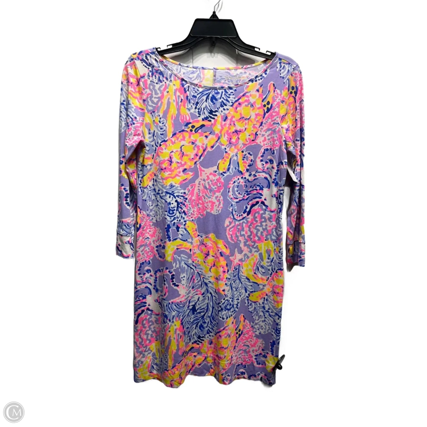 Dress Designer By Lilly Pulitzer In Blue & Purple, Size: S