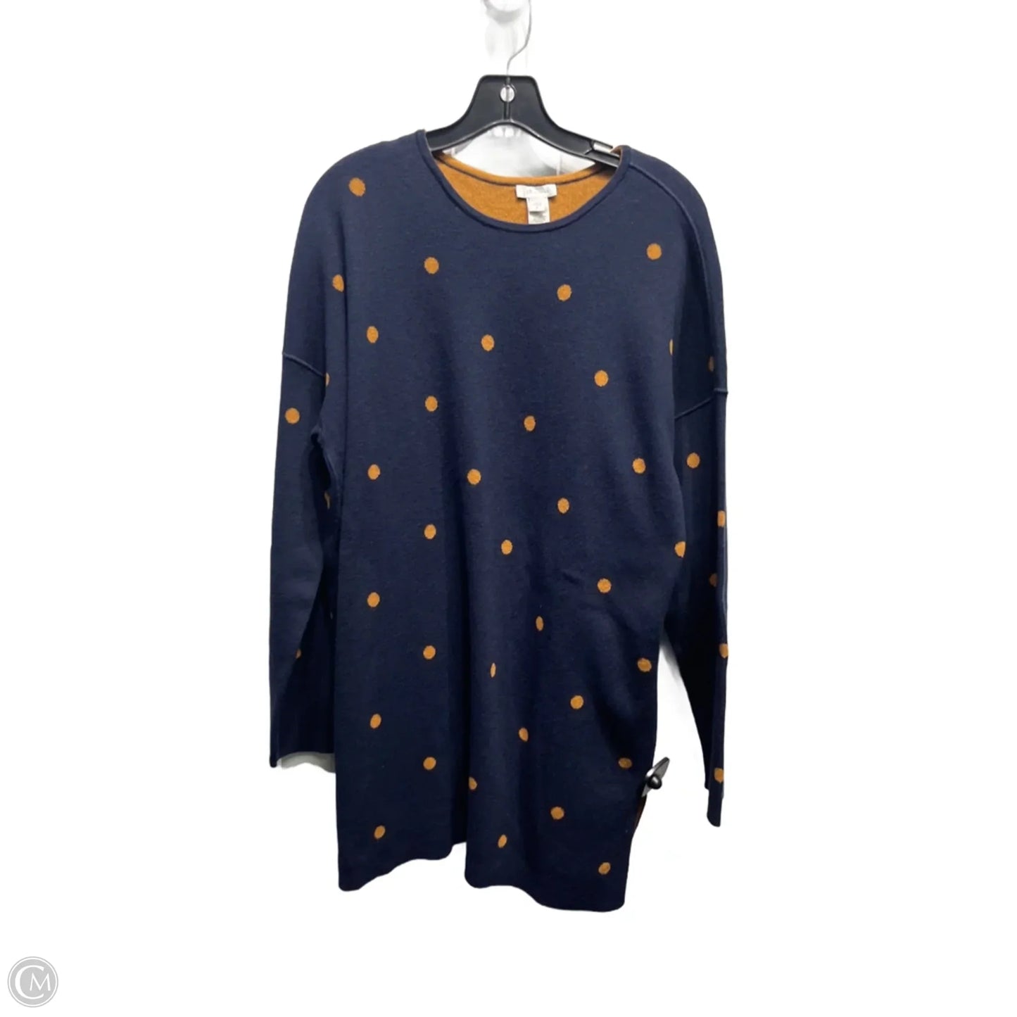 Sweater By J. Jill In Blue & Tan, Size: M