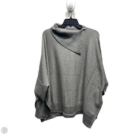 Sweater Short Sleeve By Chicos In Grey & Silver, Size: Xl