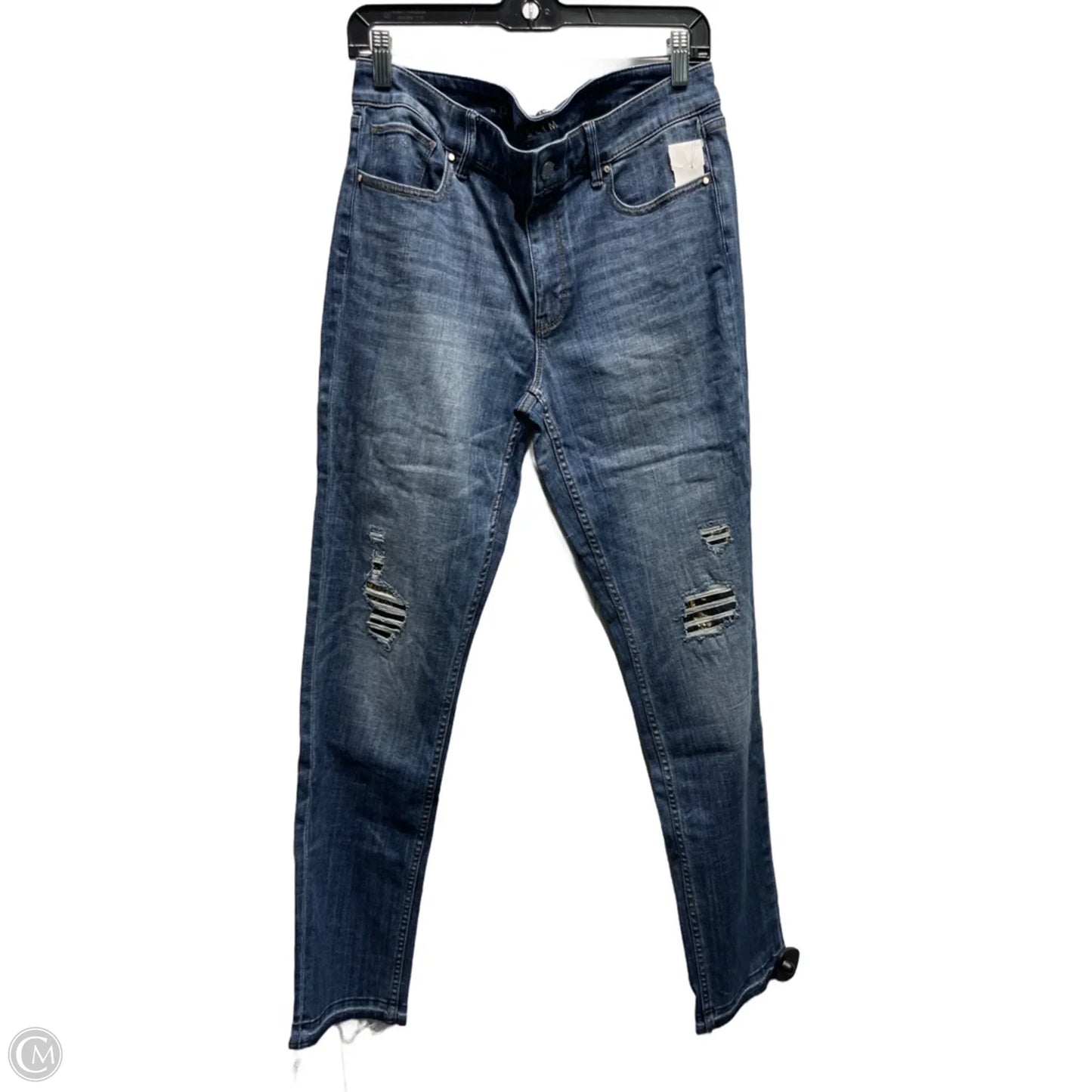 Jeans Skinny By White House Black Market In Blue Denim, Size: 12