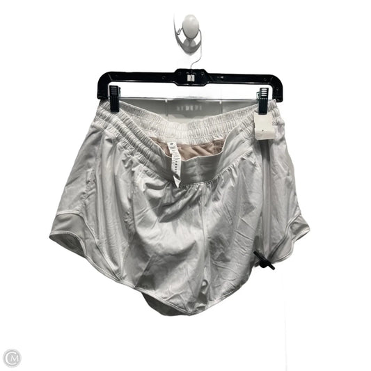 Athletic Shorts By Lululemon In White, Size: 14