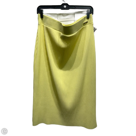 Skirt Midi By Marc New York In Yellow, Size: Xl