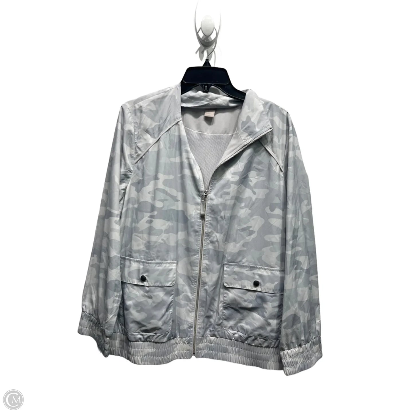 Jacket Other By Chicos In Grey, Size: Xl