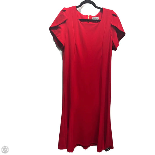 Dress Work By Marc New York In Red, Size: 16