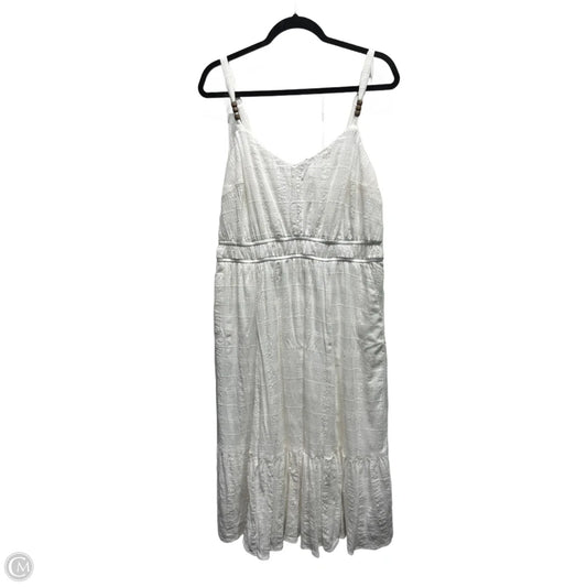 Dress Casual Midi By Torrid In White, Size: Xl