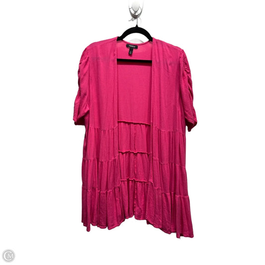 Cardigan By Torrid In Pink, Size: Xl