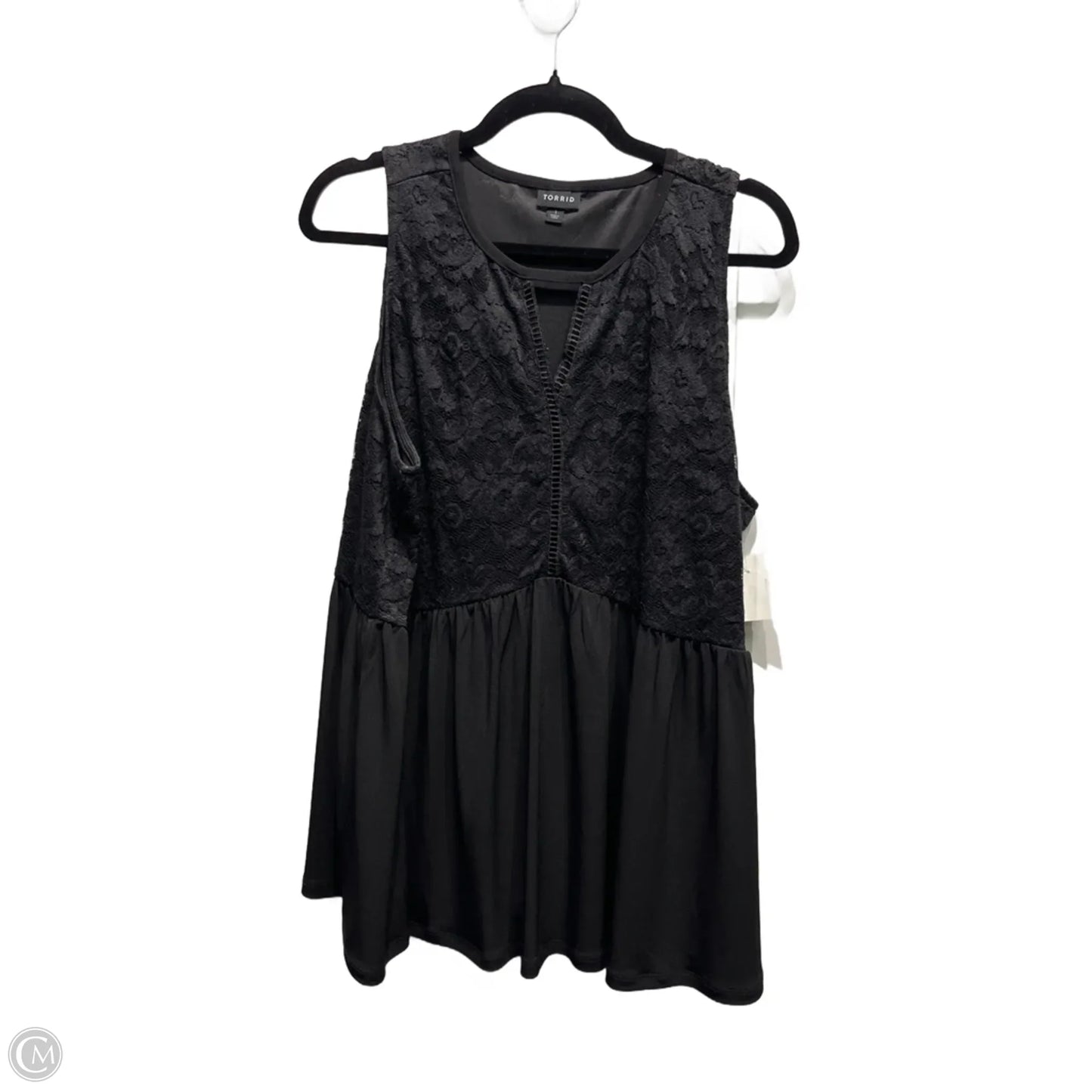 Top Sleeveless By Torrid In Black, Size: Xl