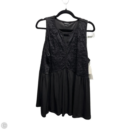 Top Sleeveless By Torrid In Black, Size: Xl