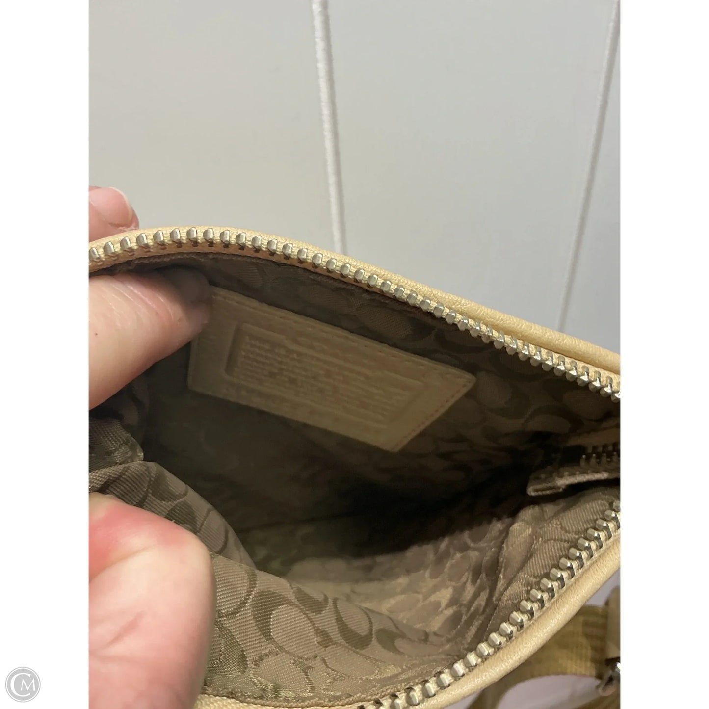 Crossbody Designer By Coach, Size: Small