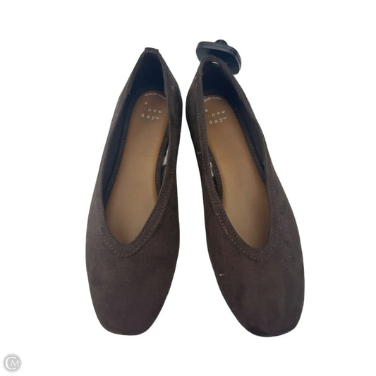 Shoes Flats By A New Day In Brown, Size: 6.5