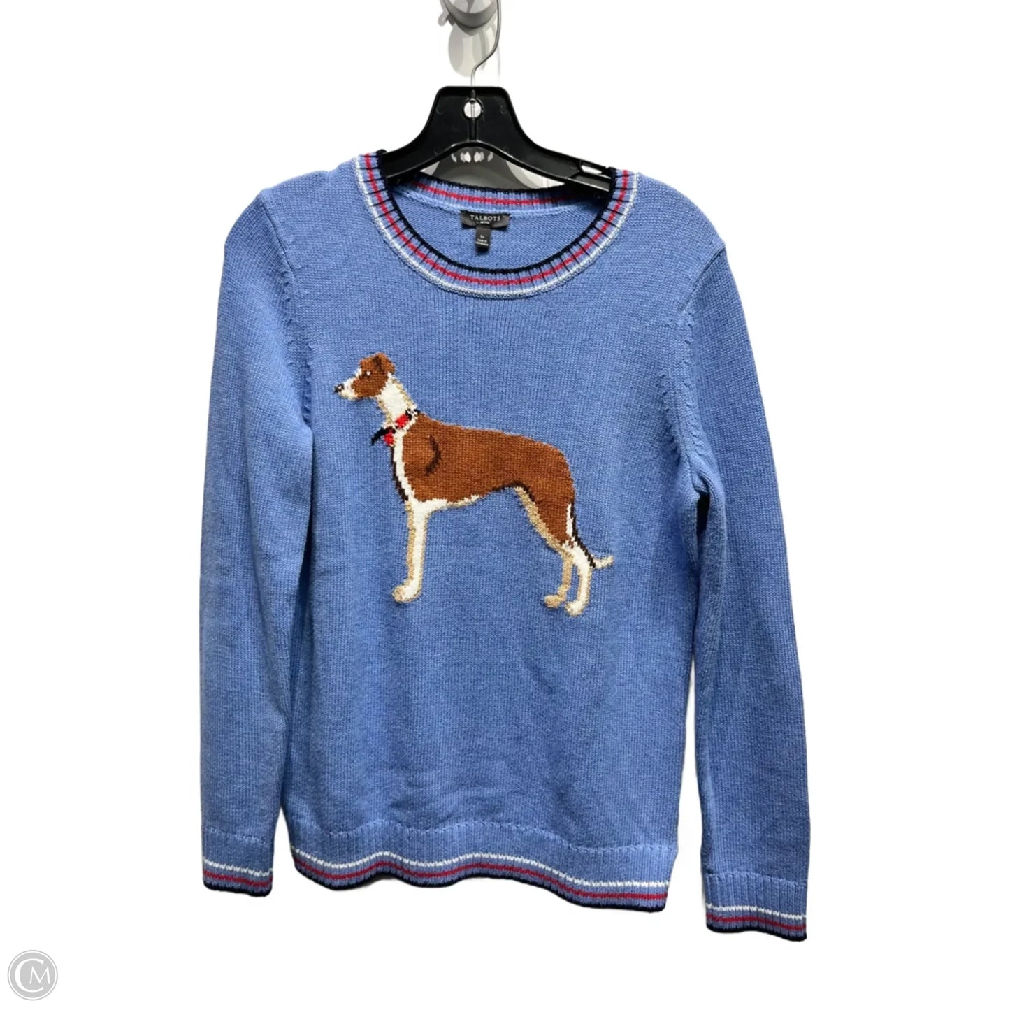 Sweater By Talbots In Blue & Red, Size: S