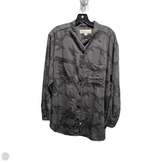Jacket Utility By Vintage Havana In Grey, Size: S