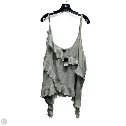 Top Sleeveless By Torrid In Green, Size: 3x