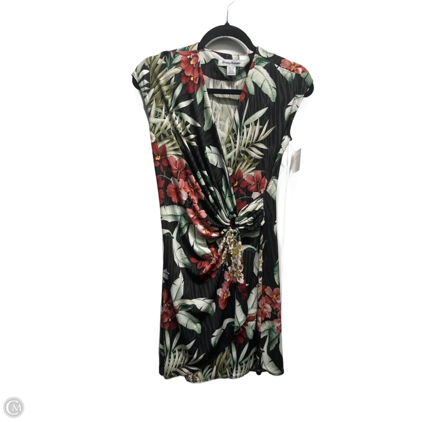 Dress Casual Short By Tommy Bahama In Black & Green, Size: Xs