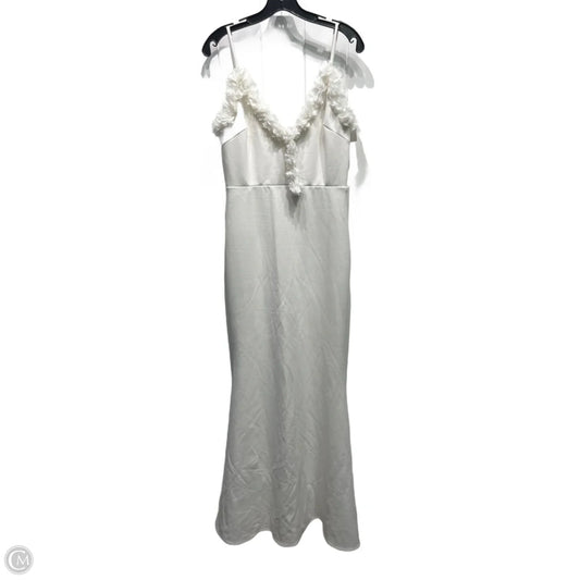 Dress Party Long By Lulus In White, Size: M