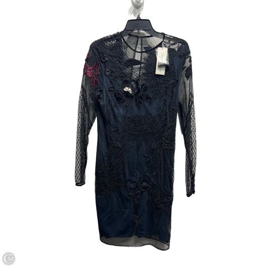 Dress Party Short By French Connection In Black & Blue, Size: 12