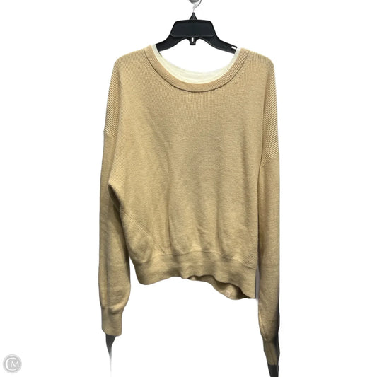 Sweater By Lululemon In Tan, Size: 16