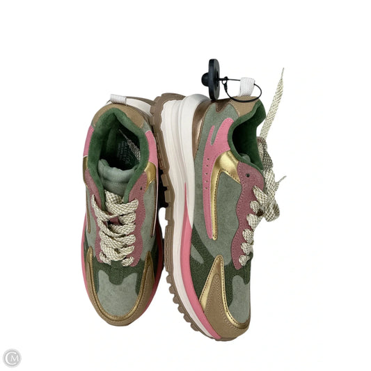 Shoes Sneakers By Blowfish In Green & Pink, Size: 8