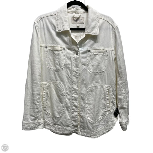 Jacket Denim By Liverpool In White, Size: M
