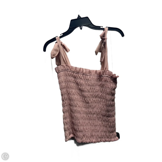 Top Sleeveless By Anthropologie In Mauve, Size: S