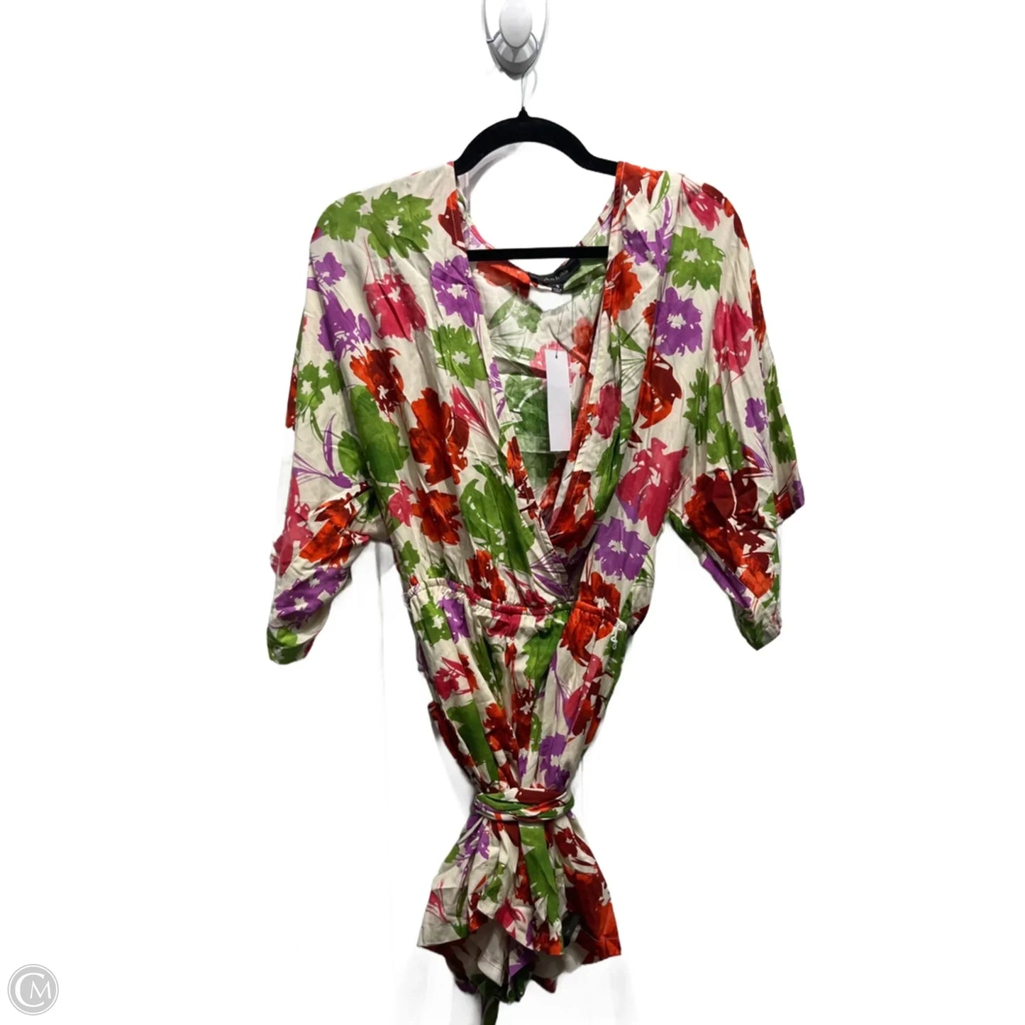 Romper By Aakaa In Green & Red, Size: S