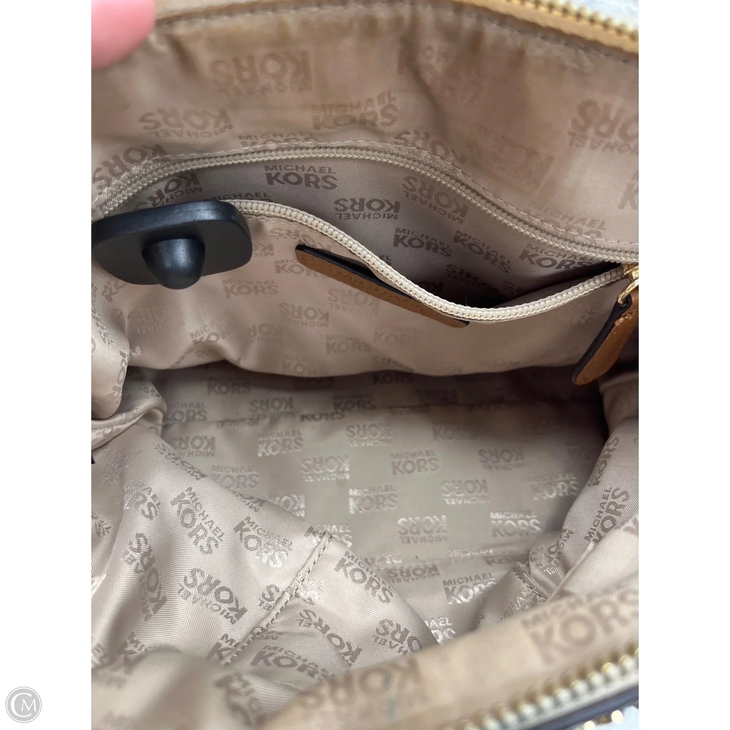 Crossbody Designer By Michael Kors, Size: Medium