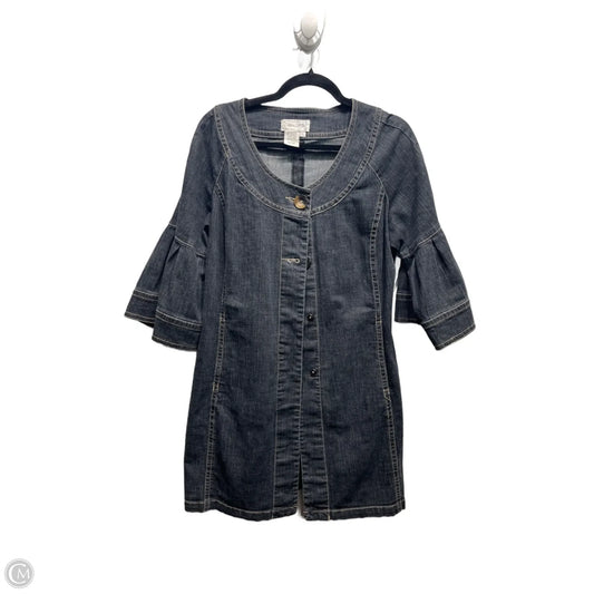 Jacket Other By Live A Little In Blue Denim, Size: L