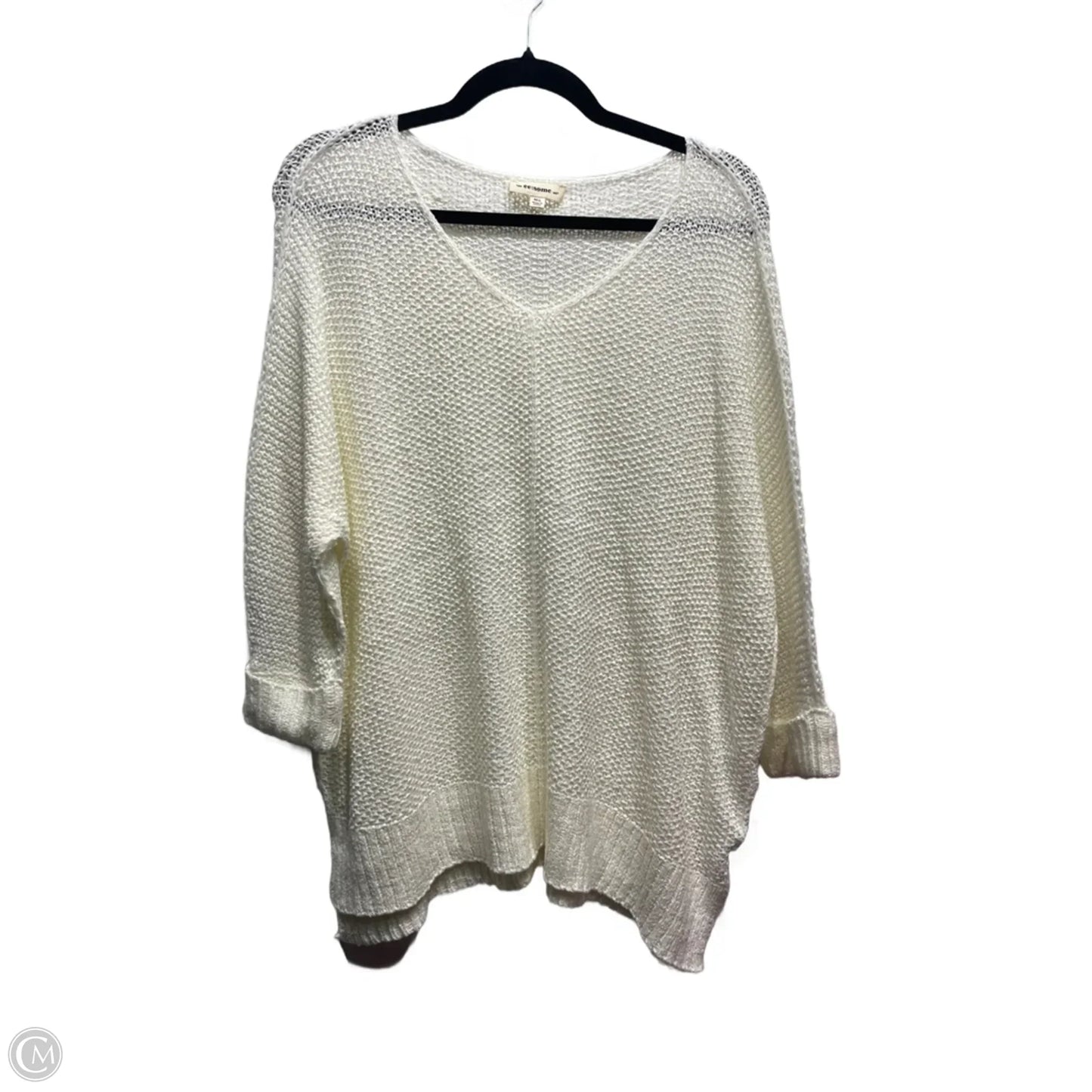 Sweater By Eesome In White, Size: L