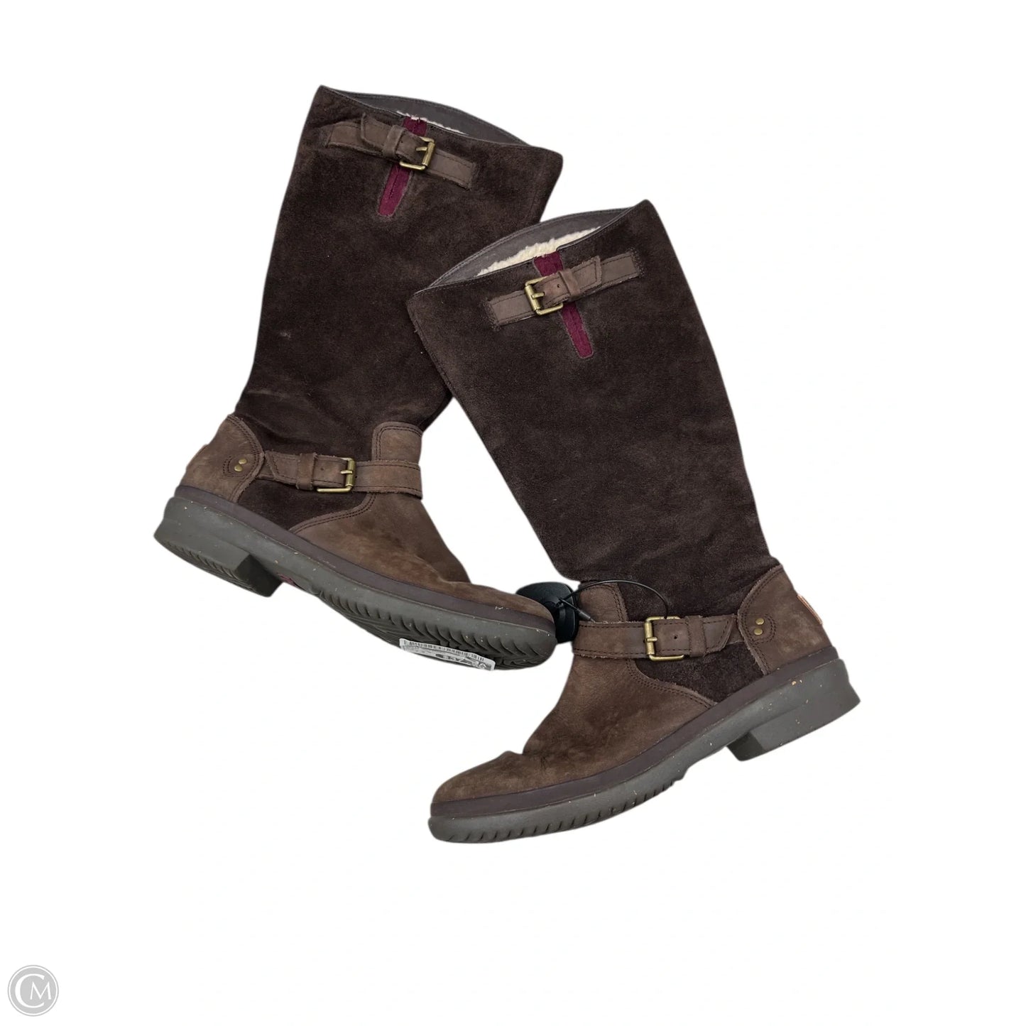 Boots Designer By Ugg In Brown, Size: 7.5
