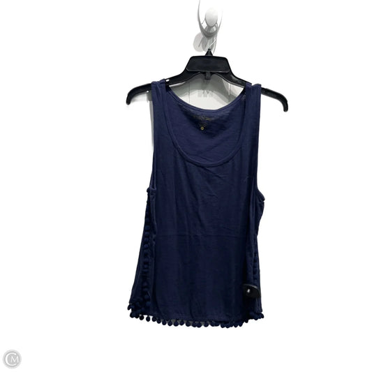 Top Sleeveless Designer By Lilly Pulitzer In Navy, Size: M