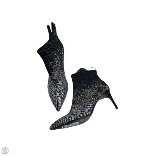 Boots Ankle Heels By White House Black Market In Black & Silver, Size: 8