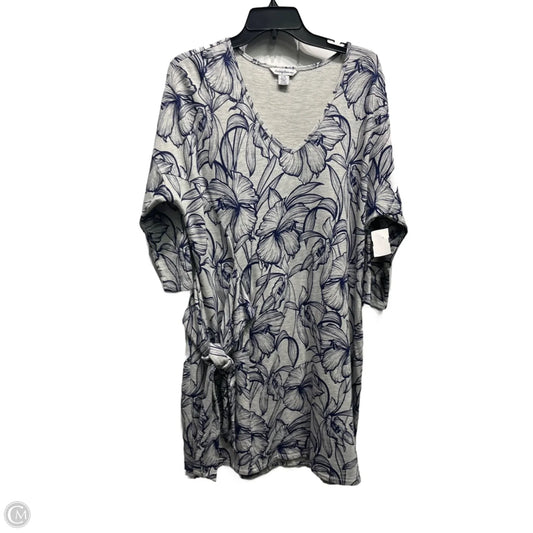 Dress Casual Short By Tommy Bahama In Blue & Grey, Size: L