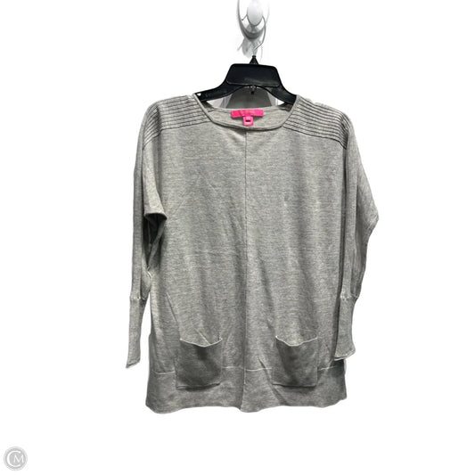 Sweater Designer By Lilly Pulitzer In Grey, Size: Xxs