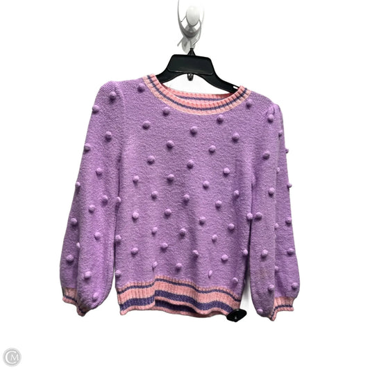 Sweater Designer By Lilly Pulitzer In Pink & Purple, Size: Xs