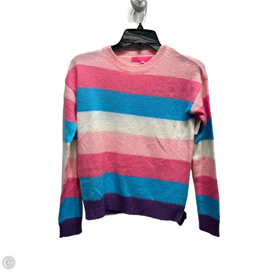 Sweater Designer By Lilly Pulitzer In Blue & Pink, Size: Xxs