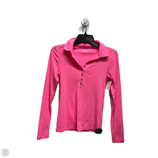 Top Long Sleeve Designer By Lilly Pulitzer In Pink, Size: Xxs