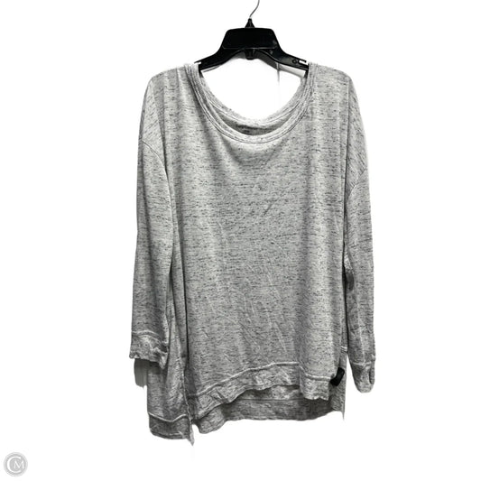 Top Long Sleeve By Lane Bryant In Grey, Size: 18