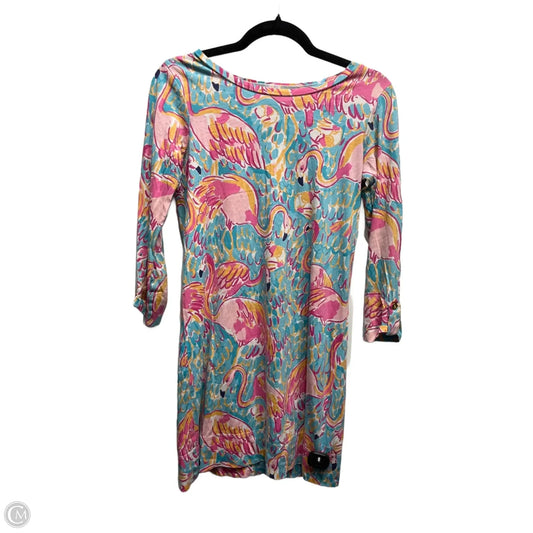 Dress Designer By Lilly Pulitzer In Blue & Pink, Size: Xs