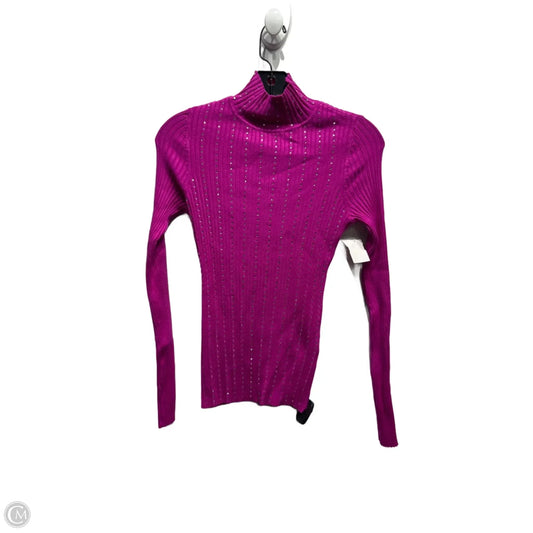 Sweater By Inc In Purple, Size: Xs