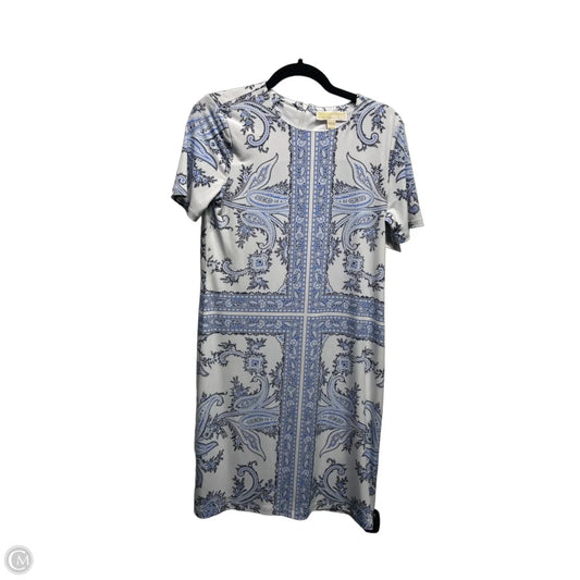 Dress Casual Short By Michael By Michael Kors In Blue & White, Size: M