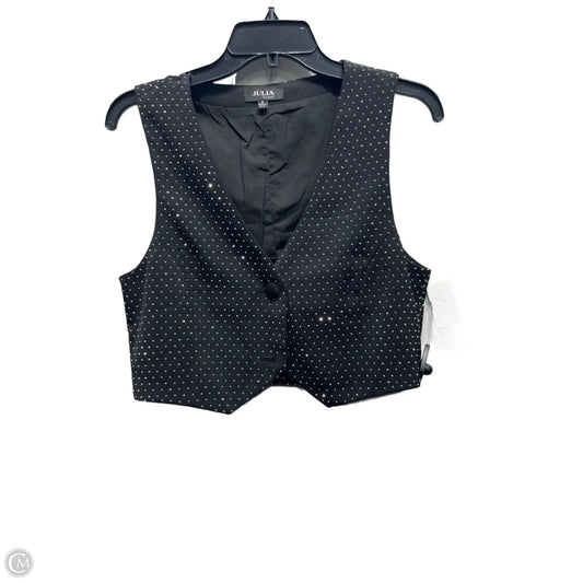 Vest Other By Love J In Black & Silver, Size: S