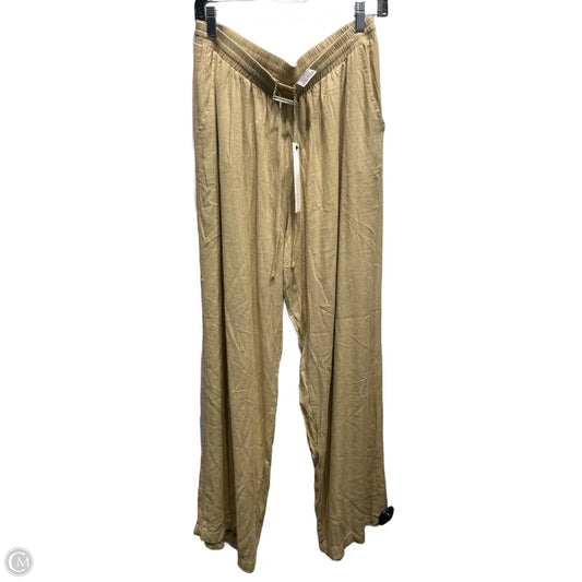 Pants Wide Leg By Paparazzi In Tan, Size: L