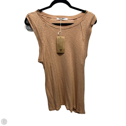 Top Sleeveless By Project Social Tee In Tan, Size: S