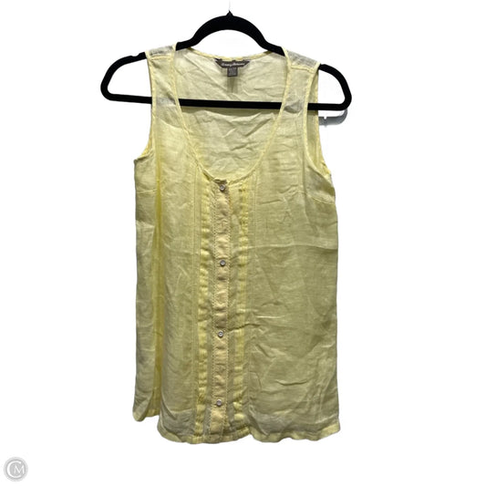 Top Sleeveless By Tommy Bahama In Yellow, Size: Xs