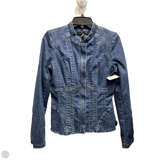 Jacket Denim By White House Black Market In Blue Denim, Size: 4