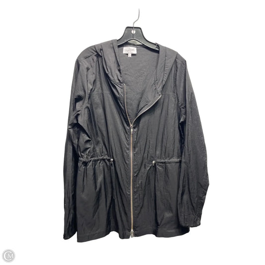 Jacket Windbreaker By Soma In Black, Size: L